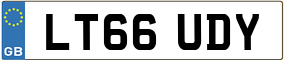 Truck License Plate